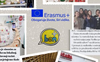 Akreditacija i Erasmus u SŠBJJ: Dani otvorenih vrata i projekata