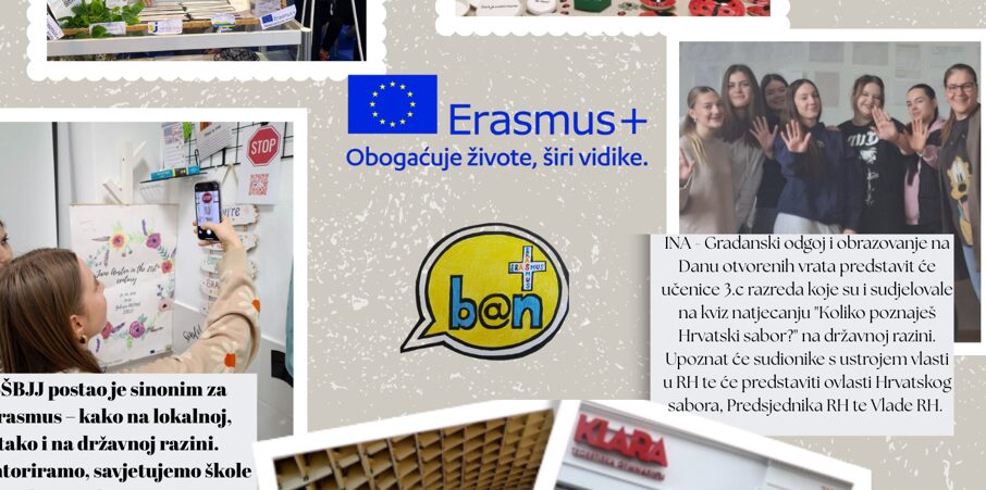 Akreditacija i Erasmus u SŠBJJ: Dani otvorenih vrata i projekata